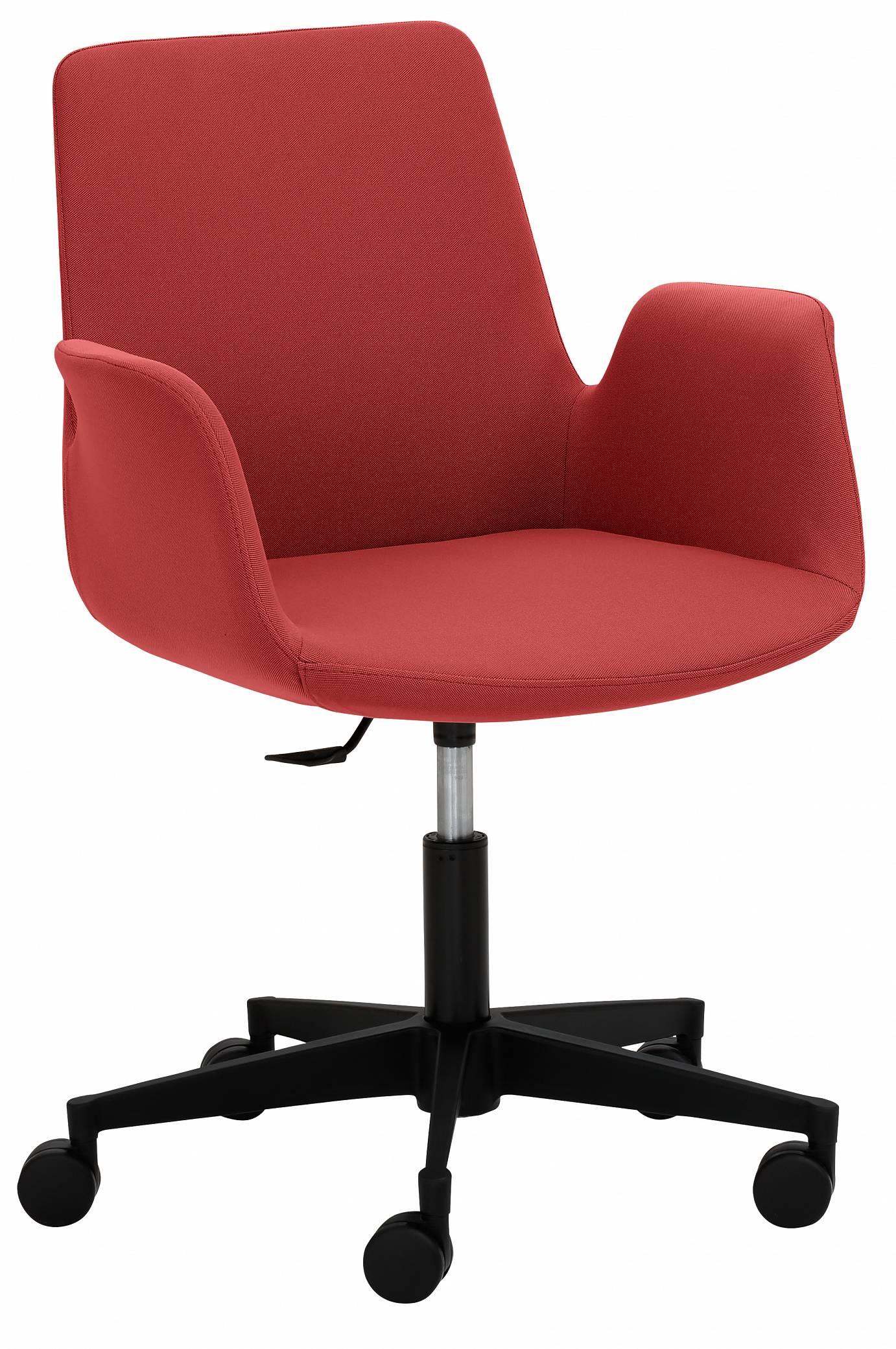 Büro Sessel/ mit integrierten Armlehnen und Alu-Fußkreuz